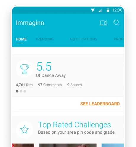 Immaginn Alexandra Jones profile screen