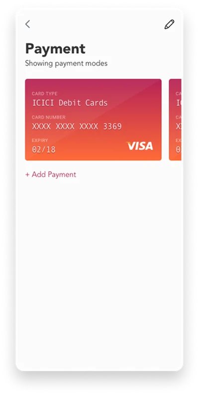 Wynd app ride details screen
